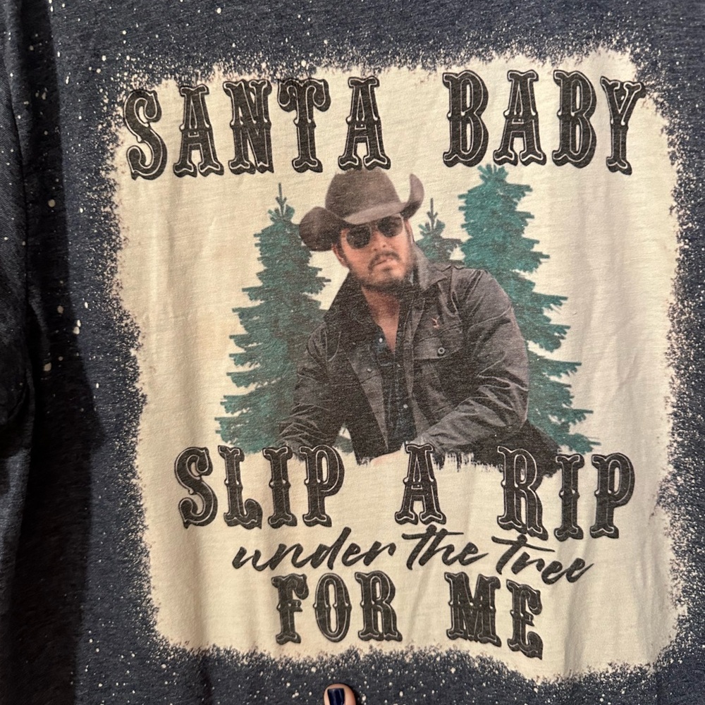 Rip Santa t shirt